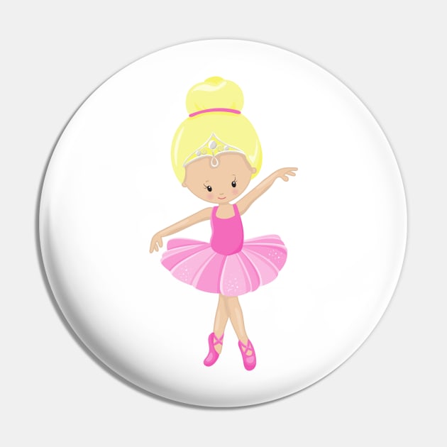 Ballerina, Ballet Girl, Ballet Dancer, Blonde Hair Pin by Jelena Dunčević