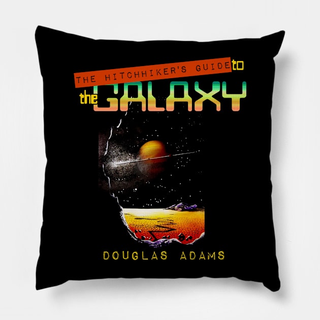 The Hitchhiker's Guide to the Galaxy Pillow by MonkeyKing