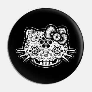 El Día De Los muertos Gatito Pin