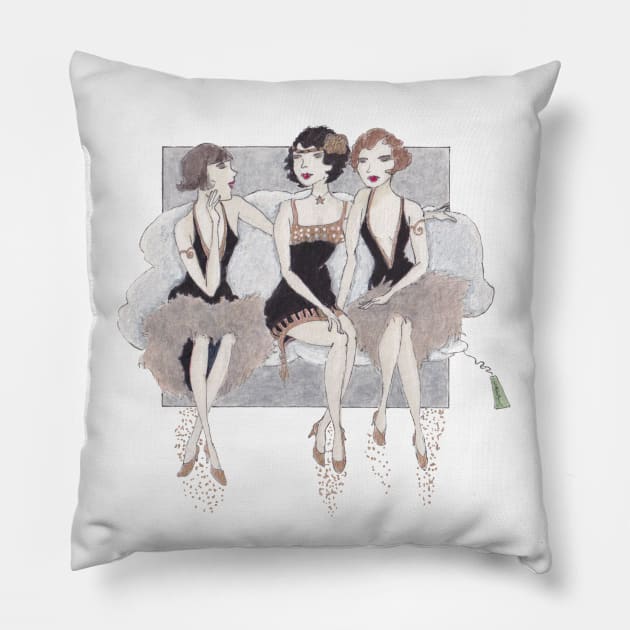 Best Friends Pillow by Carla's Dreamland