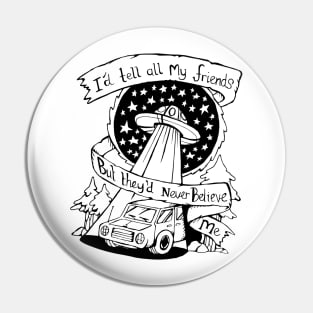 Subterranean Homesick Alien - Illustrated Lyrics Pin