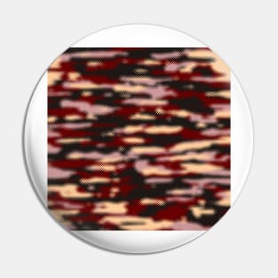 Maroon Wheat Camouflage Pin