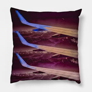 Fly Away Sky Adventure Flight Plane Pillow