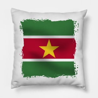 Suriname artwork Pillow