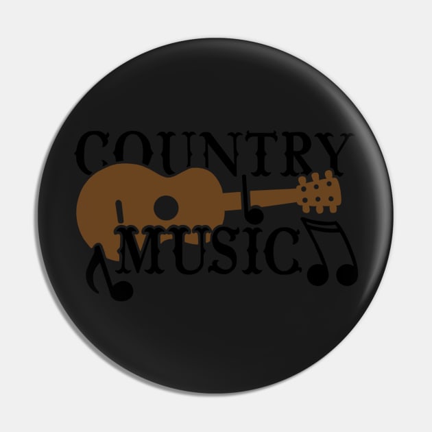 Country Music (brown) Pin by l-oh