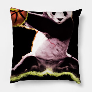 Basketball Dunk Panda Pillow