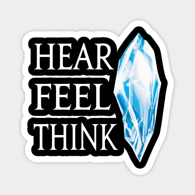 Hear Feel Think - The Mother Crystal of the World Magnet by Asiadesign