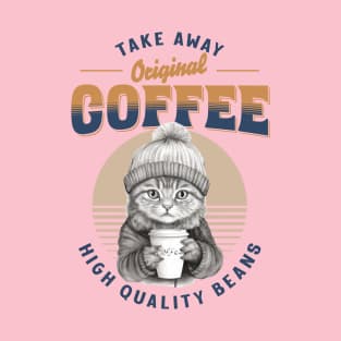 cat and coffee T-Shirt