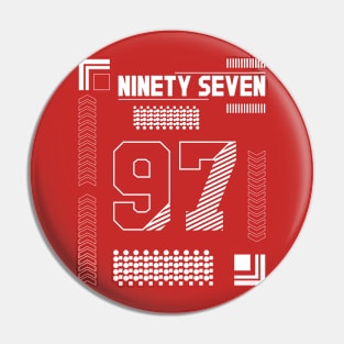 97 Special number || Sporstwear | ninety seven Pin