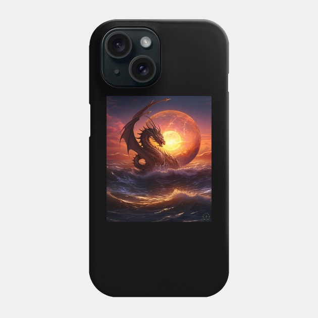 dragon Phone Case by FehuMarcinArt