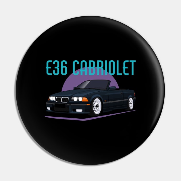E36 Cabriolet Bimmer Pin by Turbo29