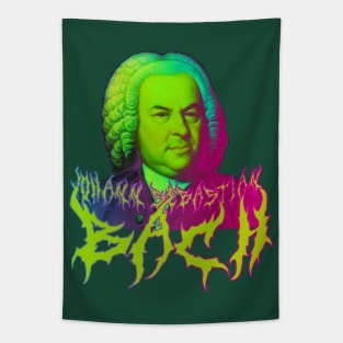 Bach Metal Tie Dye - Johann Sebastian Bach Psychedelic Graphic 2 Tapestry