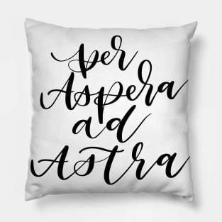 Per Aspera ad Astra Pillow