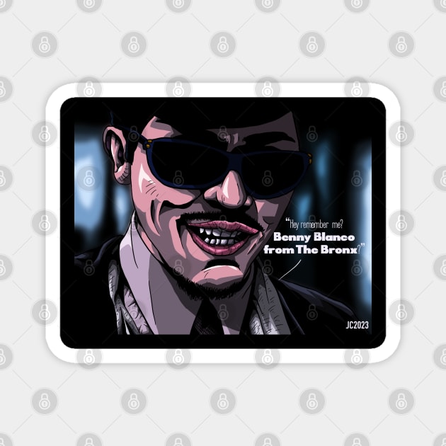 Carlito's Way "Benny Blanco From The Bronx" portrait (digital) Magnet by StagArtStudios