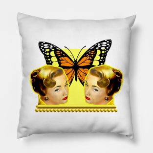 Butterfly girl Pillow