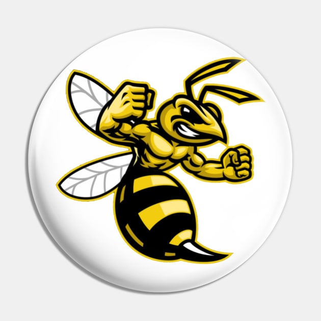 Angry hornet wasp Pin by GAGO5