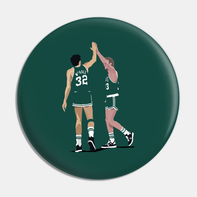 Celtics Legends Pin by dbl_drbbl