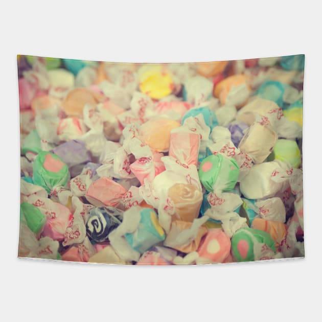 Salt Water Taffy Abstract Candy Store Tapestry by Jim N Em Designs