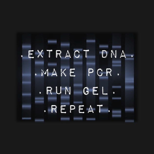 DNA PCR Gel Repeat - Genetics Molecular Biology by MoPaws