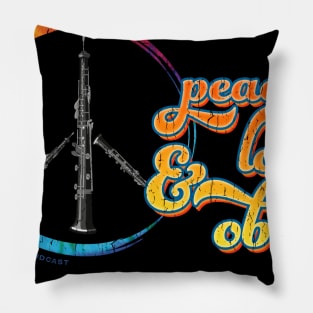 Peace Love & Oboes Pillow
