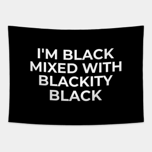 Black Mixed with Blackity Black Tapestry