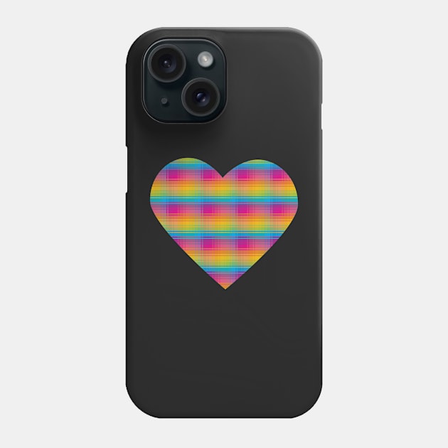 Rainbow Plaid Phone Case by Teamtsunami6