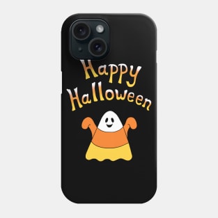 Happy Halloween Candy Corn Ghost Phone Case