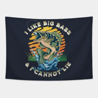 I Like Big Bass & I Cannot Lie, Fishing Tapestry