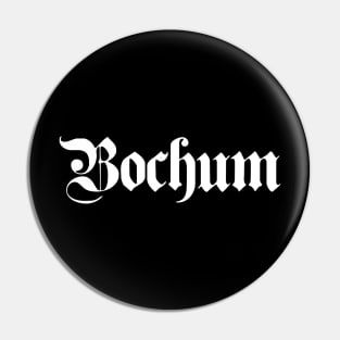 Bochum written with gothic font Pin