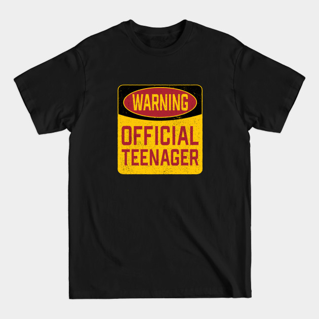 Disover 13th Birthday - Warning Official Teenager - 13th Birthday - T-Shirt