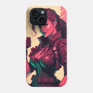 80s Fallout Thumbs Up Vault Girl Phone Case