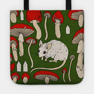 Retro White Mouse Tote