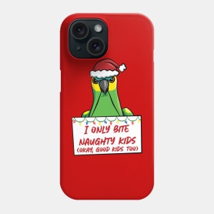 Only Bite Naughty Kids Blue-Fronted Amazon Phone Case