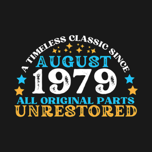 A timeless classic since August 1979. All original part, unrestored T-Shirt