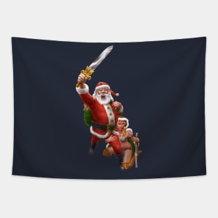 Santa and Mrs Claus Tapestry