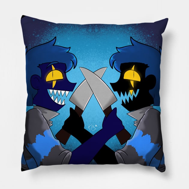 Killer Friends Pillow by santelmoclothing