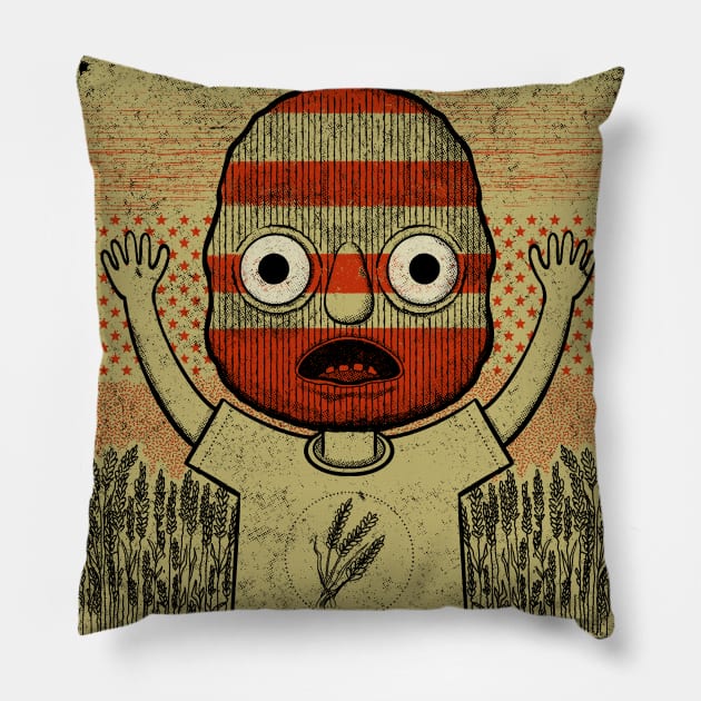 Surreal Harvest Wicker child Pillow by RGB Ginger