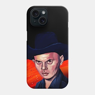 cowboy at sunset Phone Case