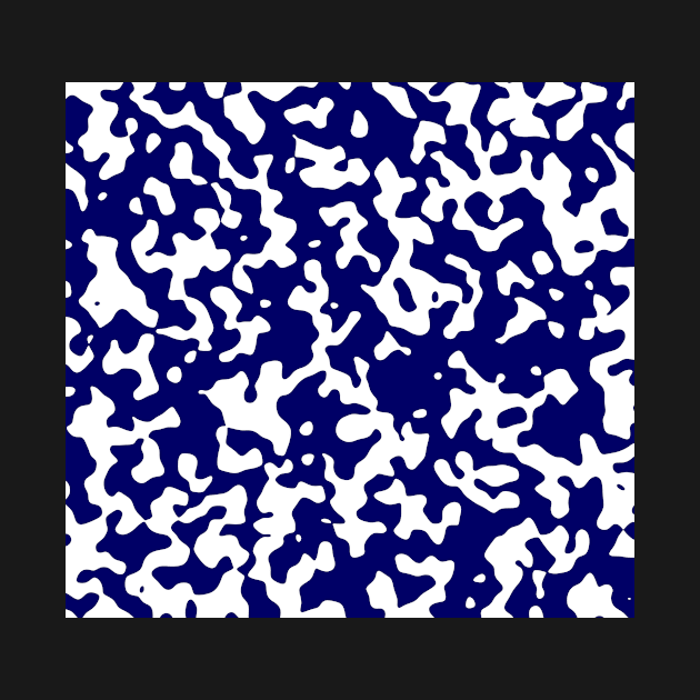 Camouflage blue and white by Tshirtstory