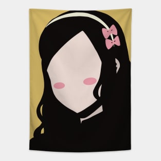 CAROL OLSTON MINIMALIST DESIGN FROM TOMO CHAN IS A GIRL ANIME Tapestry