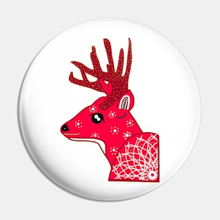 Red Deer Pin
