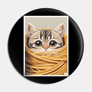 I Just Really Love Ramen - Cat Anime Kawaii japanese Pin