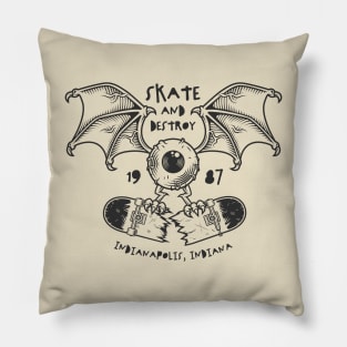Eye-Bat Skate & Destroy Pillow