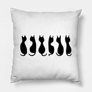 Black Cats Pillow