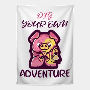 Pig adventure! Tapestry