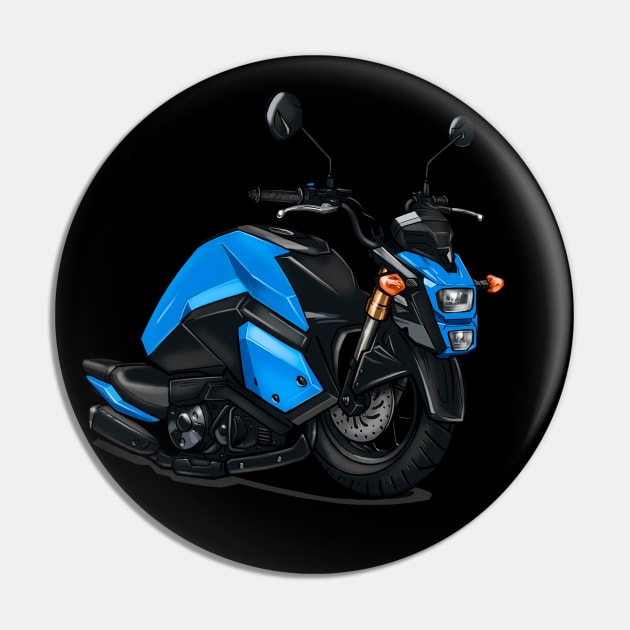 Grom Snail Blue Pin by MOTORIND