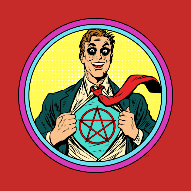 SATANIC HERO by theanomalius_merch