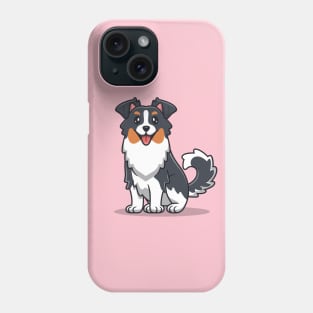 Cute Australian Shepherd Dog Phone Case