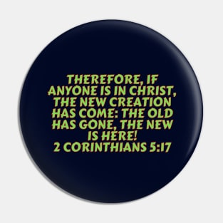 Bible Verse 2 Corinthians 5:17 Pin