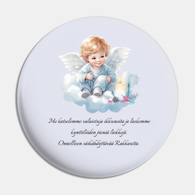 Little Angel Christmas poem in Finnish Pin by BLACKIVALO